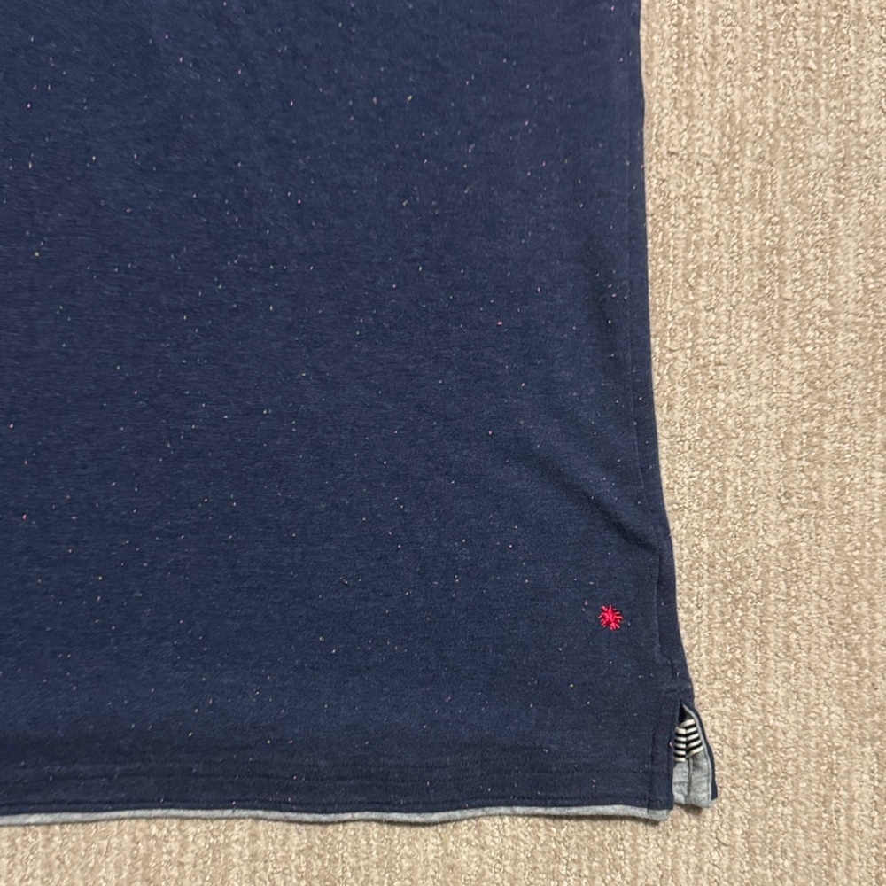 Descendant of Thieves Heathered Blue Short Sleeve Shirt Men's XL Casual Top - Picture 6 of 11